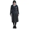 Déguisement Uniforme Noir & Gris Mercredi™ - Femme