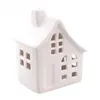 Maison céramique blanche 10cm avec Led