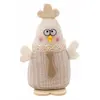 Petite Poule Vichy aux grands yeux 12cm colorée