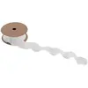 Ruban Plissé Large 4cm x 10m, Blanc