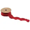 Ruban Plissé Large 4cm x 10m, Rouge
