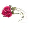 Chaks 13223-39, Bouquet de 3 Pivoines 40cm, Pink Lady