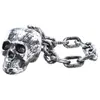 Chaine avec Tête de mort, Argent