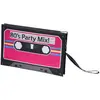 Non communiqué sac à main cassette audio années 80 15x24cm rose - générique 13145