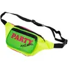 SAC BANANE VINTAGE ANNÉES 80 MULTICOLORE FLUO