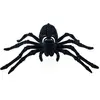 araignée squelette noire floquée 22x13cm - chaks 13158