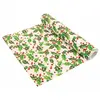 Non communiqué chemin de table houx paillette or 28cmx3m vert - chaks 11483