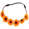Bandeau souple Tournesol hippie