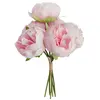 BOUQUET 6 PIVOINES ROSE PASTEL 27.5CM