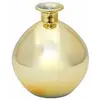 Vase Boule - CHAKS - Ø12,5 x 14,5 cm - Métallisé Or - Verre - Design Contemporain