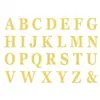 CHAKS 48 Lettres adhésives or 13,5 cm - Or