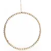 suspension anneau perles bois 26x1.4cm nature - chaks 11924