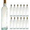 Vase - SOLIFLORE - Verre Carré - 18 cm - Transparent - Design Contemporain