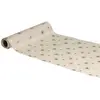 Chemin de table Féérie tissu naturel 3m, Argent métal