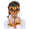 Kit Masque + 2 Manchettes Citrouille enfant