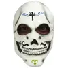 Partychimp masque Catrinfacial PVC blanc taille unique