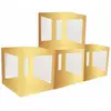 Non communiqué 4 cubes carton rigide personnalisable 30cm or - chaks 11594-81