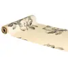 Non communiqué chemin de table velours fleurs 28cmx3m crème - chaks 12039