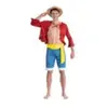 RueDeLaFete déguisement luffy chapeau paille one piece homme - m - rouge - générique c4612m