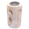 Grand Bougeoir Tronc bois blanchi 12cm