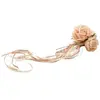 Chaks 12610-04, Bouquet de 3 Roses avec rubans, rose d'Ambre