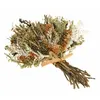 Chaks 12344, Bouquet de table Noël vintage Vert/Ambre/ Or mat 19cm