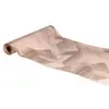 Chemin de table velours Maze 3m, Rose Gold
