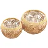 Lot de 2 Paniers boules tressés ˜ 30cm et 25cm