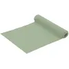 CHAKS 1 Chemin de table touche de vent vert Menthe/Sauge 28cm x 5m style côté effiloché REF/12746