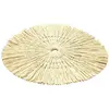 CHAKS Set de table rond en tresse naturelle 38 cm