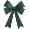 Noeud GÉANT 86cm Velours Cotelé Vert sapin