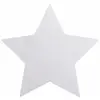 Lot 6 Sets de table Paillettes Premium forme ETOILE 39cm, Blanc