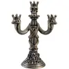 CHANDELIER 3 BRANCHES SERPENT CRÂNE 30CM BRONZE
