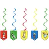Set de 5 Suspensions swirls 60cm Astérix ®