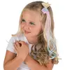 RueDeLaFete barrette noeud licorne mèche cheveux 40cm pastel - générique 13463