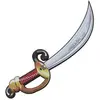 Non communiqué Accessoire de déguisement - sabre abordage pirate mousse eva 11.5x45cm - générique 13458