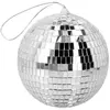 PETITE Boule à  facettes 15cm à suspendre, Argent