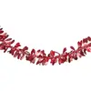 Guirlande Libellule 270cm en plastique, Rouge mat