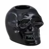 Non communiqué bougeoir crâne verre flambeau 5x7.2x5cm noir - générique 13697