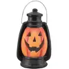 lanterne citrouille sculptée led 22x18x38cm orange - générique 13666