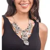 collier de festival bohème ethnique perles noires - générique 14093