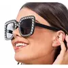 Lunettes Noires avec strass