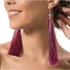 Boucles d'oreilles scintillantes 17cm, Rose