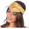 Casquette Visière irisée, Or