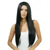 Perruque cheveux longs 73cm, Noir