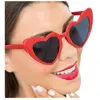 Lunettes monture cœur - Rouge