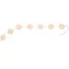 Guirlande Confettis 5cm, longueur 4m Saumon