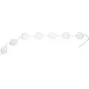 Guirlande Confettis 5cm, longueur 4m Blanc
