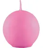 Bougie Boule 6cm diam, Rose pale