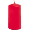 Chaks 80292-02, Petite bougie cylindrique 6cm, Rouge